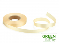 Satinband champagner 14mm, 30 Meter GREENLINE