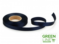 Satinband indigoblau 14mm, 30 Meter GREENLINE