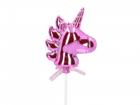 Cake Topper Einhorn pink 3D