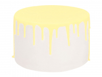 Cake Drip Glasur Pastel Yellow 250g