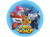 Tortenaufleger Super Wings, rund 20cm