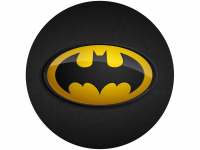 Tortenaufleger Batman Logo, rund 20cm