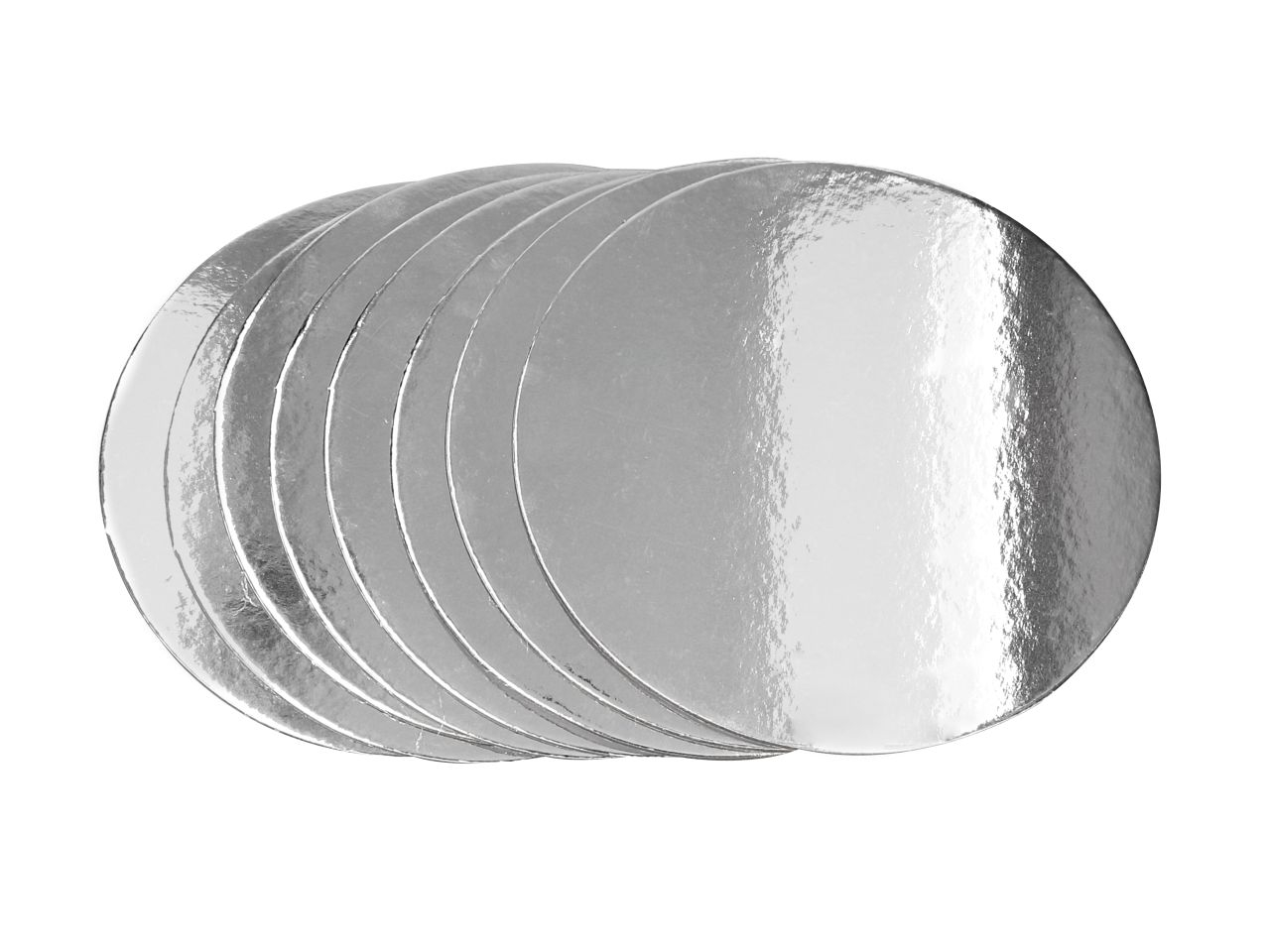 Silver Plate 20cm silber glnzend 8 Stck