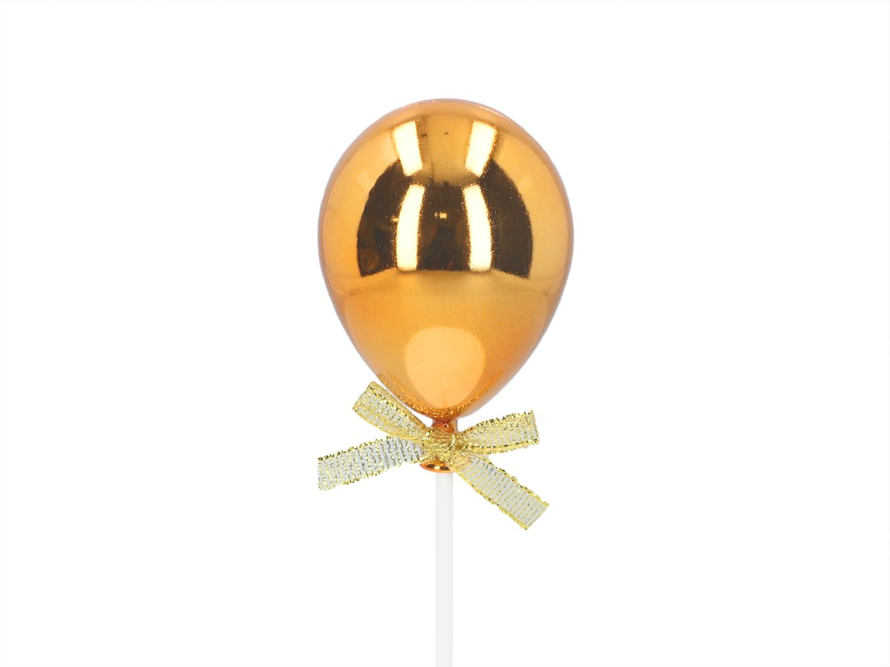 Cake Topper Ballon gold 3D