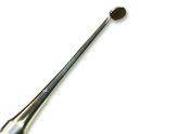 Edelstahl Werkzeug Nr. 2 - Flaches rundes abgewinkeltes Skalpell Tool